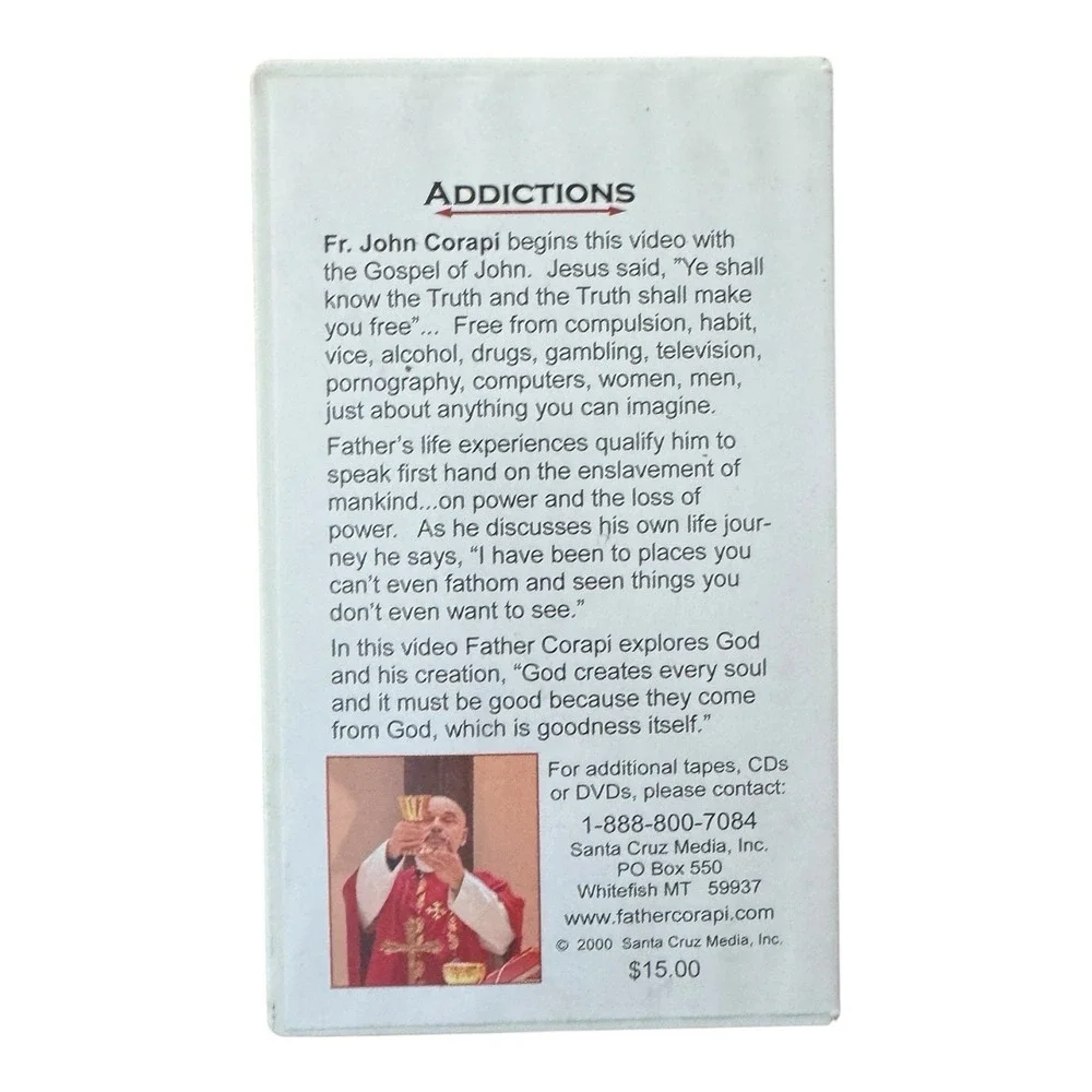 Fr John Corapi Responds Addictions The Catholic Church VHS